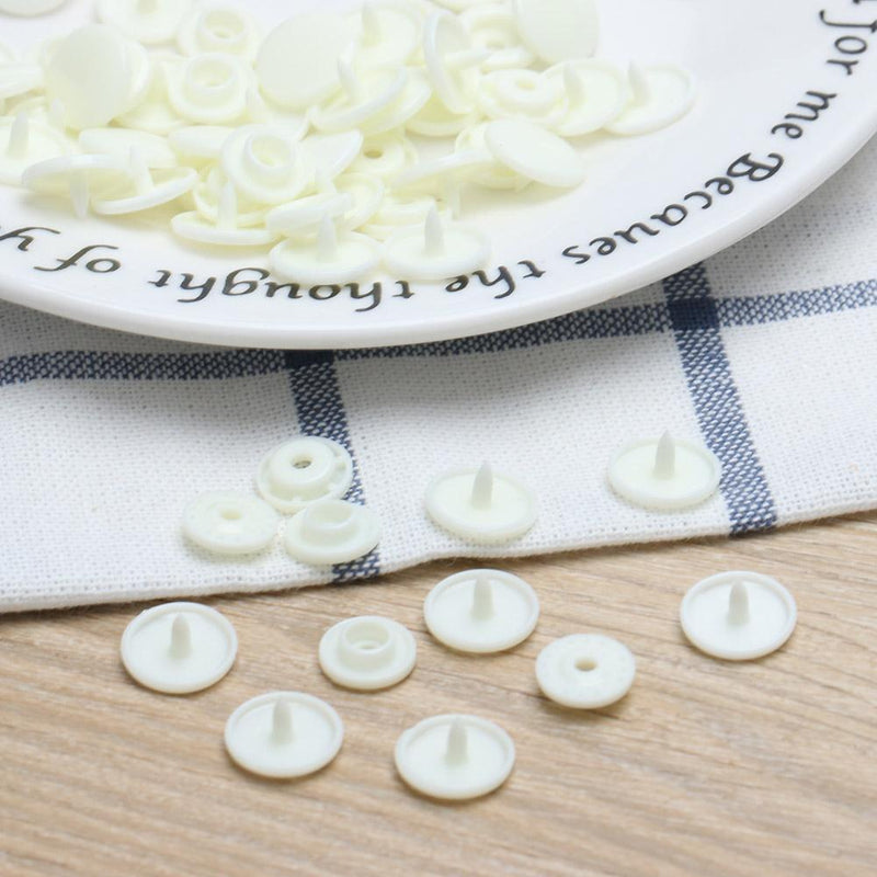 Akaddy 50pcs T5 Push Button Buttons Lock DIY Baby Clothing Push Button (Be