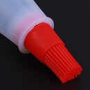 1pc Heat Resisting Silicone Grill Oil Bottle BBQ Basting Brush Tool(Red)