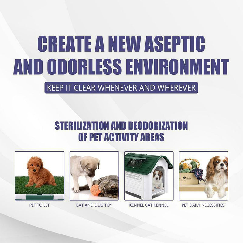 Pet Deodorant Spray Deodorant Cat Dog Hamster Perfume 60ml Removings M1C3