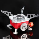 Portable Outdoor Camping Picnic BBQ Gas Furnace Foldable Snap-Type Square Stove