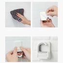 Multi-Purpose Self-adhesive Garage Hooks Mop Hanger Storage Broom Mop Holder