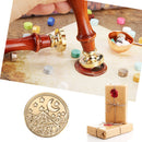 Wax Seal Stamp Retro Round Star Moon Sealing Wax Dedicated Copper Head (C) Newly