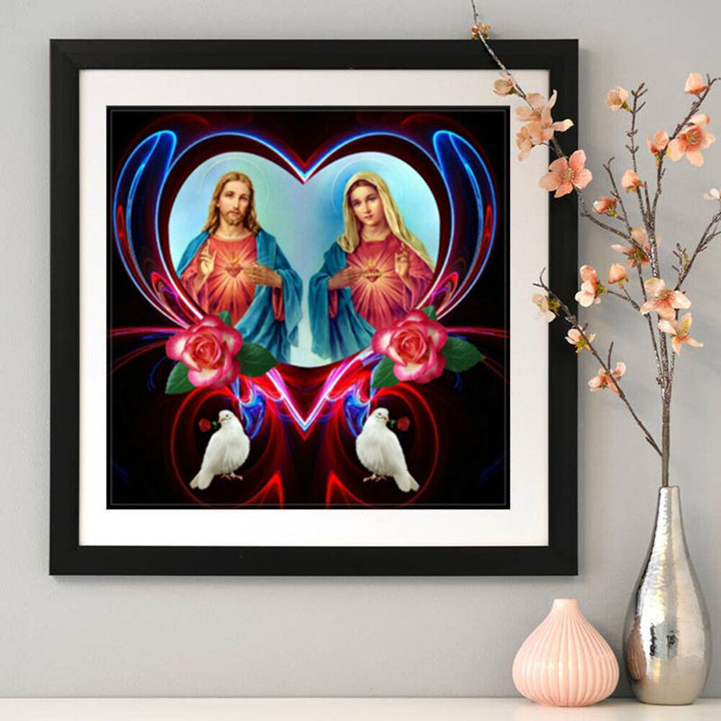 5D DIY Priest Full Round Drill Diamond Painting Mosaic Rhinestone Drawing Newly