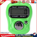 Mini Finger Counter LCD Electronic Digital Counter Range 0-99999 (Green) Newly