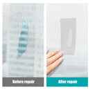 5x200cm Anti-Mosquito Screen Window Patch Self-Adhesive Repair Tape (Gray) Newly