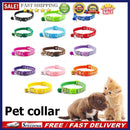 12pcs Dog Collar Cartoon Paw Print Pet Dog Cat Neck Strap for Small Puppy Kitten