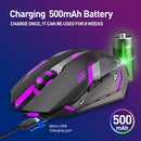 G859 6 Buttons Luminous Wireless Mouse Computer PC 2400dpi Ergonomic Gaming Mice