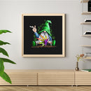 Full Cross Stitch Art Paint 11CT Stamped Cartoon Gnome Embroidery Wall Ornament