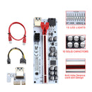 VER012 Max PCI-E Riser PCI Express 1x 16x Adapter PC Extension Cable (Red)