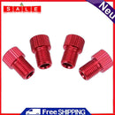 4pcs Bicycle Valve Adapter Bicycle Presta Convert Schrader Hose Air Pumps