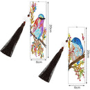 2pcs 5D DIY Diamond Painting Leather Bookmark Special-shaped Drill Book Mar