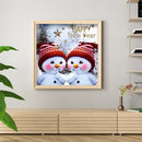 Diamond DIY Snowman Full Round Drill Rhinestone Kit