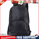 20L Men Women Backpack Folding Lightweight Trekking Travel Rucksack (Black)