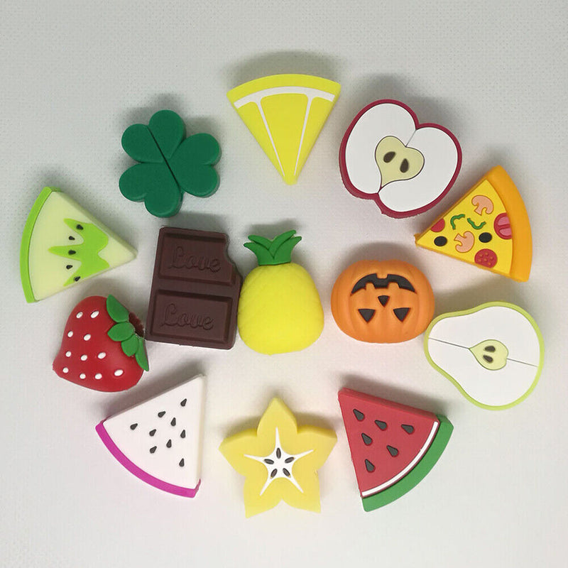 Fruit USB Data Cable Bites Protector Universal Cord Winder (Watermelon)
