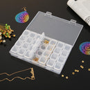 28 Lattices Transparent Container Diamond Painting Accessories Storage Box Newly