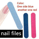 Double Sided Sandpaper Nail Files STRAIGHT Fine Grit I1D3 File E2N0