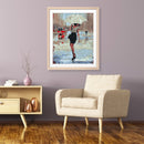 Painting By Numbers DIY Umbrella Girl Canvas Oil Wall Art Picture Ornaments Kit