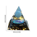 Crystal Pyramid 6cm Energy Generator Pyramid for Meditation Home Decor Craf