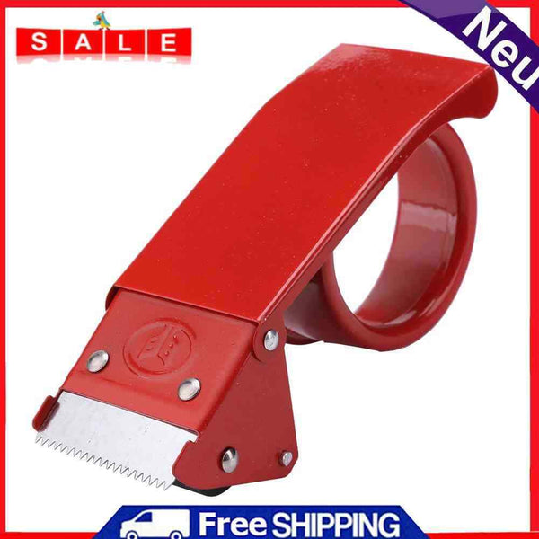 10pcs Roller Tape Cutter Sealing Tape Dispenser Manual Packing (48mm)