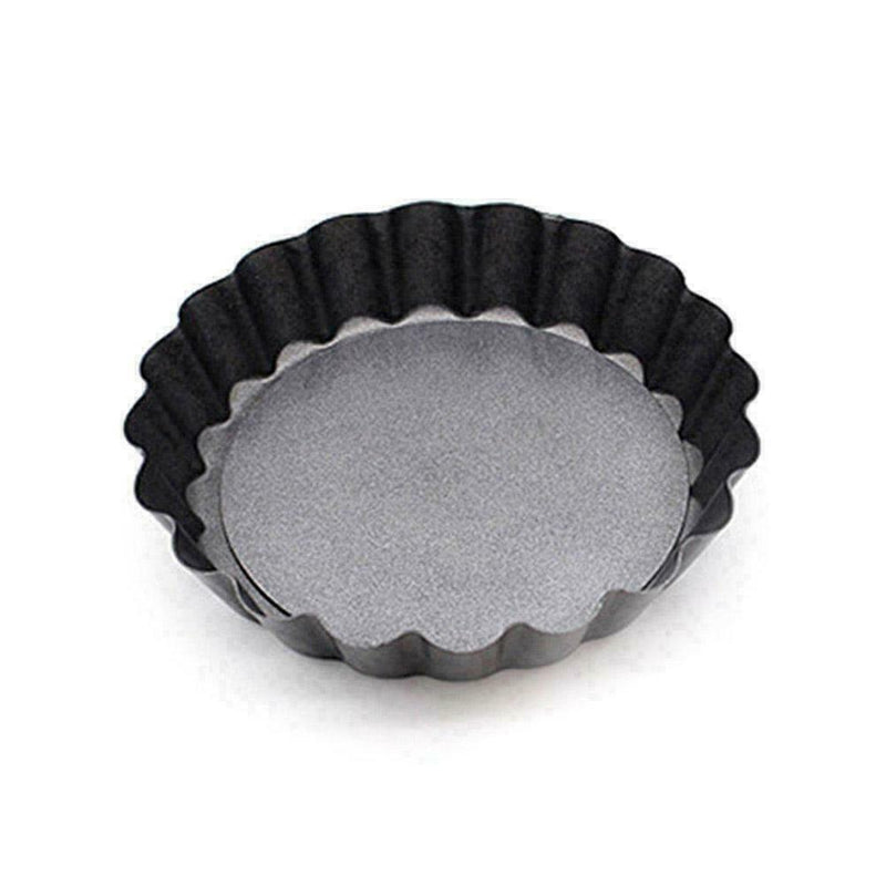4" Pie Cake Tart Removable Non-Stick Bottom Baking Pan Cooking Pastry Mold C1J5