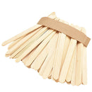 50pcs/Lot Burlywood Wooden Popsicle Market Stick Kids Crafts Art DI