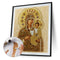 Handmade DIY Hand Painted Paint By Numbers Oil Canvas Picture Virgin Child Kit