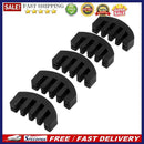 5pcs Black 5-Prong Rubber 4/4 Violin Silencers Fiddle Practice Mutes