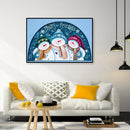 5D DIY Diamond Painting Kits Full Round Drill Snowman Mosaic Wall Picture D