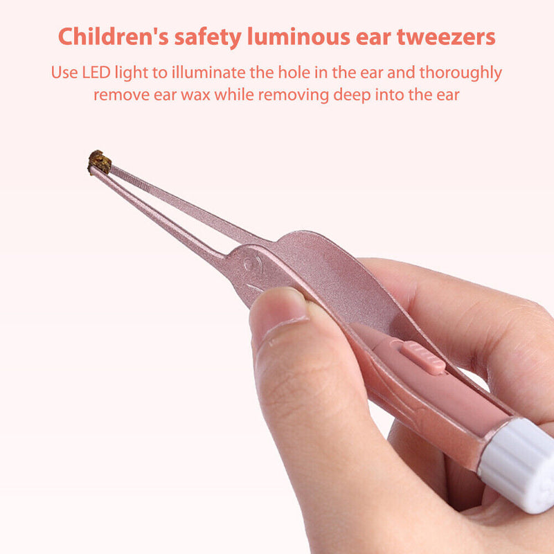 Narrow Ear Picker Cleaner Set with LED Light Ear Narrow Remover Earpick Sc