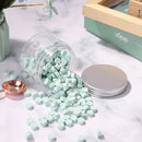 200pcs Octagonal Wax Seal Beads Retro Stamp Tablet for Envelope (Jade) Newly