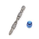1/4 inch Hex Shank S2 Steel PH2 Magnetic Electric Screwdriver Bits (Blue) Newly