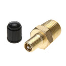 2pcs 1/4in Brass Tire Tyre Air Compressor Tank Fill Valves for Dunlop Valve