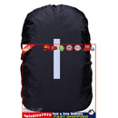 Waterproof Backpack Rain Cover Antislip Cross Buckle Strap (Black S) Newly
