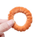 Fur Soft Plush Scrunchies Rubber Headband Hair Accessorier Ponytail Holder