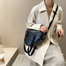 Fashion Women Messenger Bag Love Shaped PU Handbag Street Travel Shoulder Packs