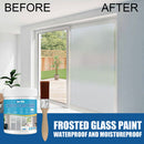 Frosted Glass Paint with Brush Window Privacy Glue for Office Bathroom Bedroom