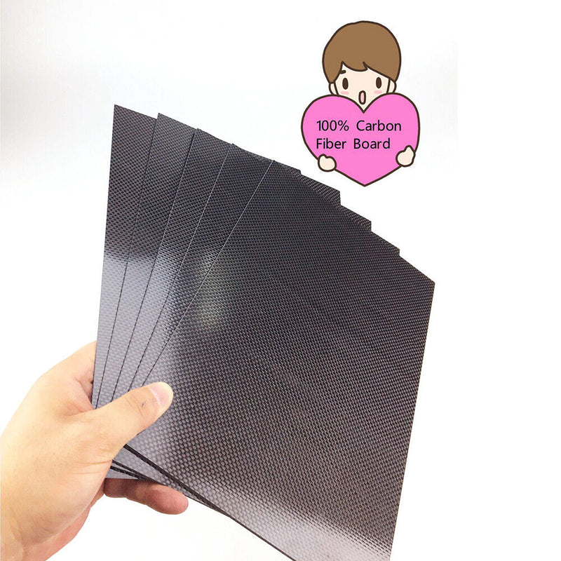 #A 0.5/1/1.5/2/3mm Thickness 3K Carbon Fiber Board Composite Hardness Material