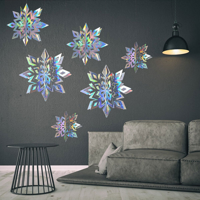 Star Paper Garland Ornaments Birthday Party DIY Wedding Decor (Snowflake 2)