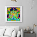 Part Drill Special Shaped DIY Colorful Peafowl Picture 5D Diamond Painting