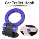 Decorative Car Trailer Hook Racing Ring Style Bumper Towing Hook (Blue)