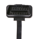 16 Pin Flat OBD 2 Car ELM327 Extension Cable with Switch Adapter Male