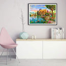 Country House Farmhouse Daily Diamond Painting Kits Full Round Drill Wall Decor