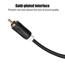 to Male Audio Cable 2RCA to 2RCA AV Cord For DVD HDTV Amplifier CD Soundbox