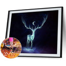 5D DIY Diamond Painting Kits Full Round Drill Moon Elk Mosaic Picture Wall Decor