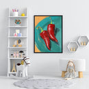 Oil Paint by Numbers Pepper Canvas Artwork Living Room Picture Decoration Kit