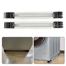 2pcs Refrigerator Washing Machine Mobile Base Movable Heavy Duty Stand Rack