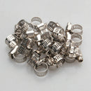 10X 25 8mm Adjustable Steel Drive Hose Clamps Line-Worm F3W1 Fuel Y2D8
