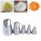 5Pcs/Set Chrysanthemum Icing Piping Nozzle Cake Decorating Mouth Tools B6E9 O2V6