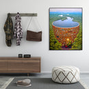 Painting By Numbers DIY Nature Bookshelf Hand Painted Canvas Oil Art Picture Kit