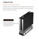 M.2-THREE M2 2280 Solid State Hard Disk Heat Sink with Fan SSD Radiator for PC